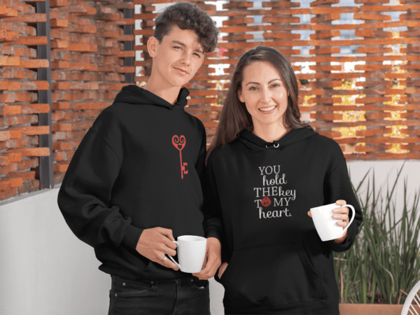 You Hold The Key to My Heart Family Hoodies Set