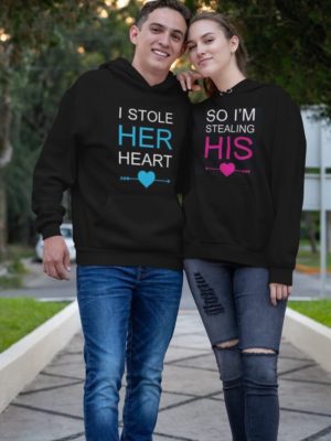 Steal Your Hearts Couple Hoodies