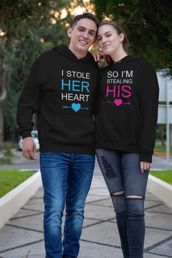 Steal Your Hearts Couple Hoodies