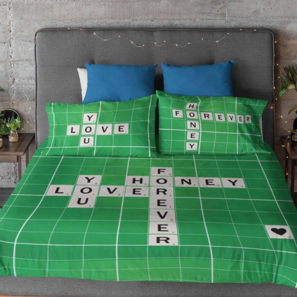 Romantic Scrabble Bedding Set