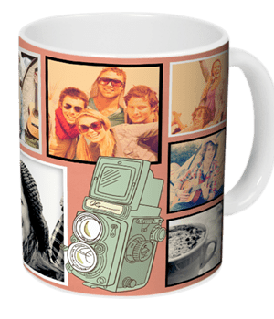 Photo Collage Mug - 14 Photos