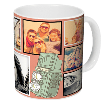 Photo Collage Mug - 14 Photos