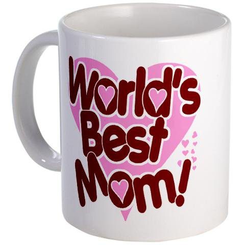 Heart Worlds Best Mom Mug