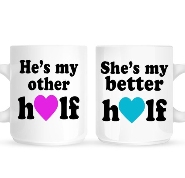 Best Halves Couple Mugs