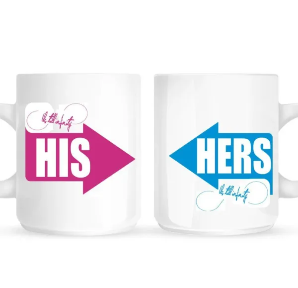 Love You Till End Couple Mugs