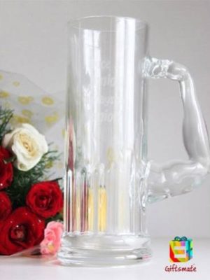 Engraved Muscolo Beer Mug