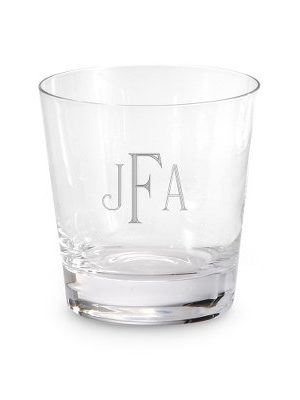 Custom Engraved Monogram Shot Glass Set