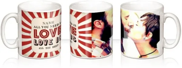 Personalized All You Need is Love Mug