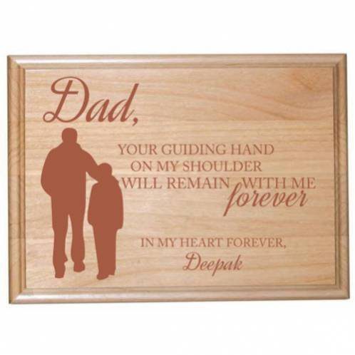 Engraved Plaque for Awesome Dad