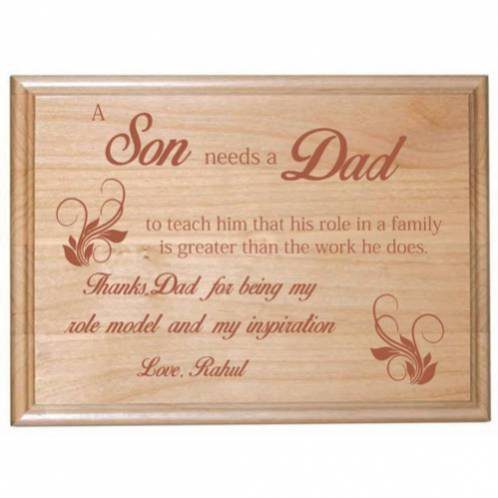 Inspiring Dad Engraved Plaque