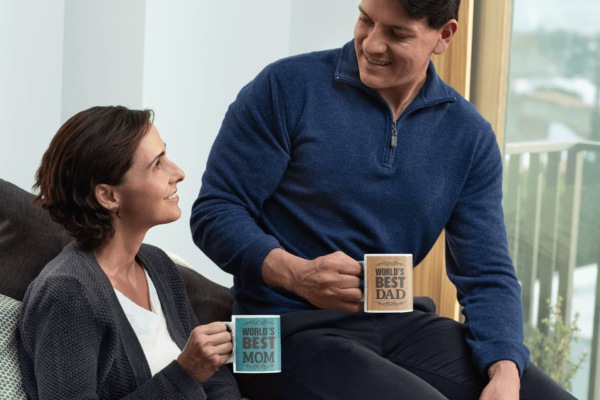 Worlds Best Mom Dad Couple Coffee Mug