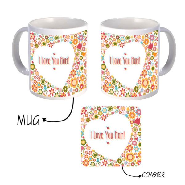 World's Most Beautiful Mom Mug Pink Rim