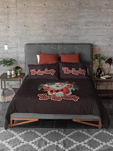 Laughing Santa Christmas Bedsheet