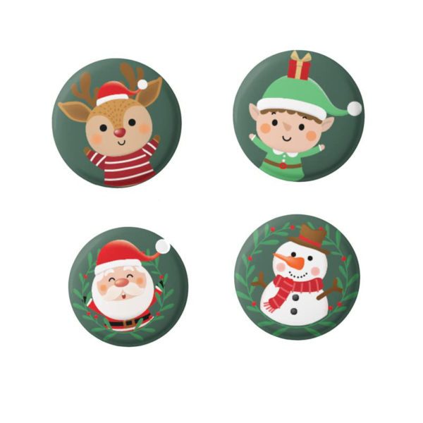 TheYaYaCafe Christmas Fridge Magnets