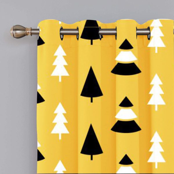 Christmas Festive Home Decor Curtain