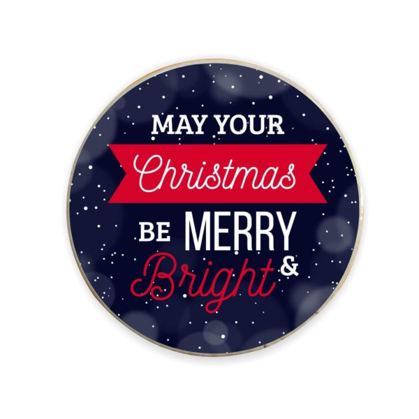 Yaya Cafe™ Merry Christmas Bright Fridge Magnets - Square