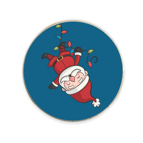 Yaya Cafe™ Christmas Gifts, Printed Santa Claus Fridge Magnets - Square