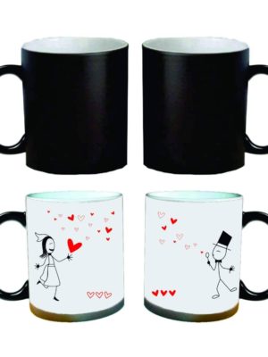 Blown Away By Love Lover Couple Mugs