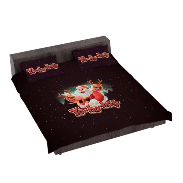 Laughing Santa Christmas Bedsheet