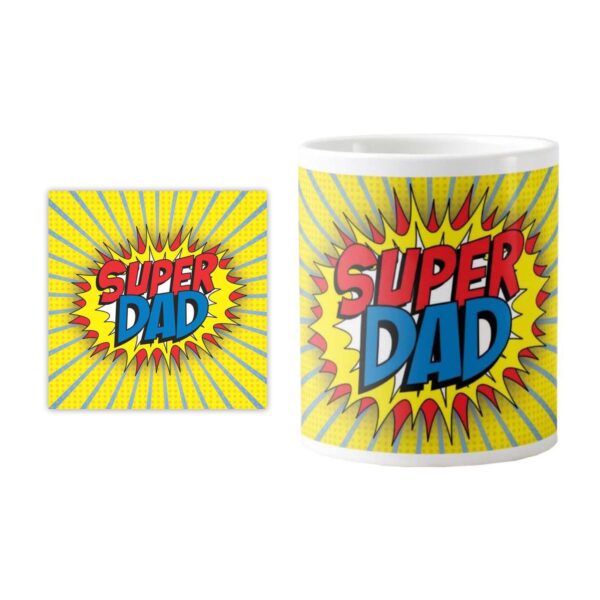 Cute Super Dad Mug