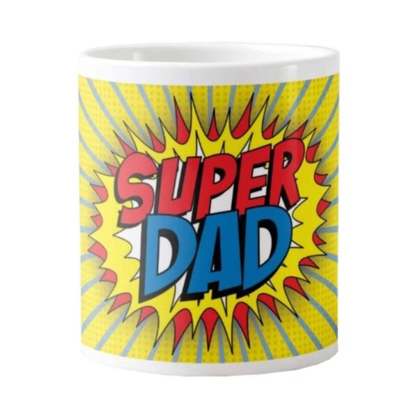 Super Mom Dad Couple Mugs Set of 4