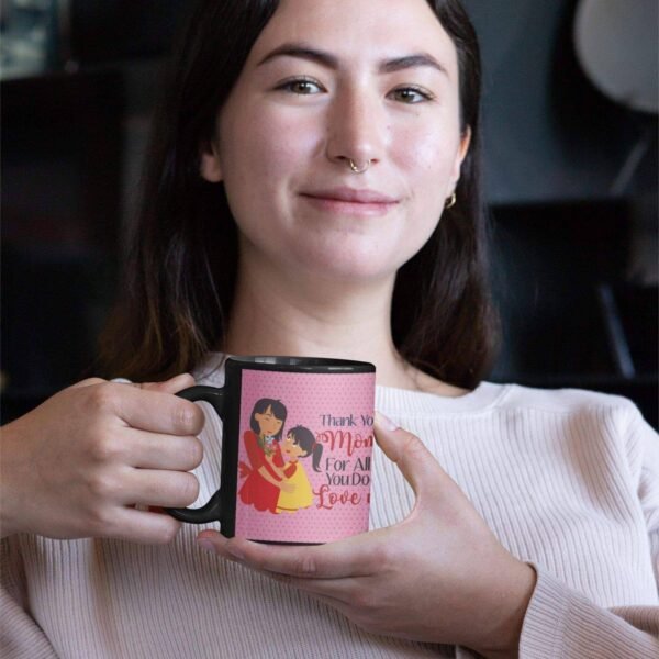 Mother's Day Gifts for Mom - Thank You Mom for All You Do Love U Gift Mug,Coaster