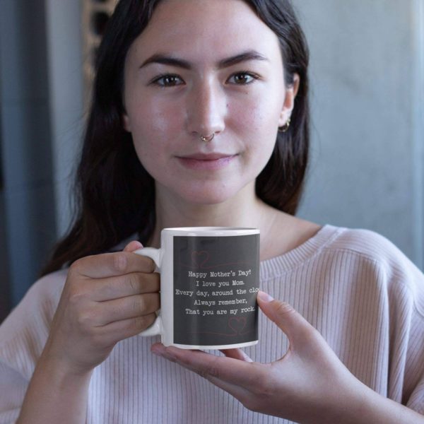 Best Mom Coffee Mug with Coaster