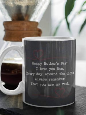 Best Mom Coffee Mug with Coaster