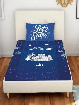 Let Snow Christmas Bedsheet