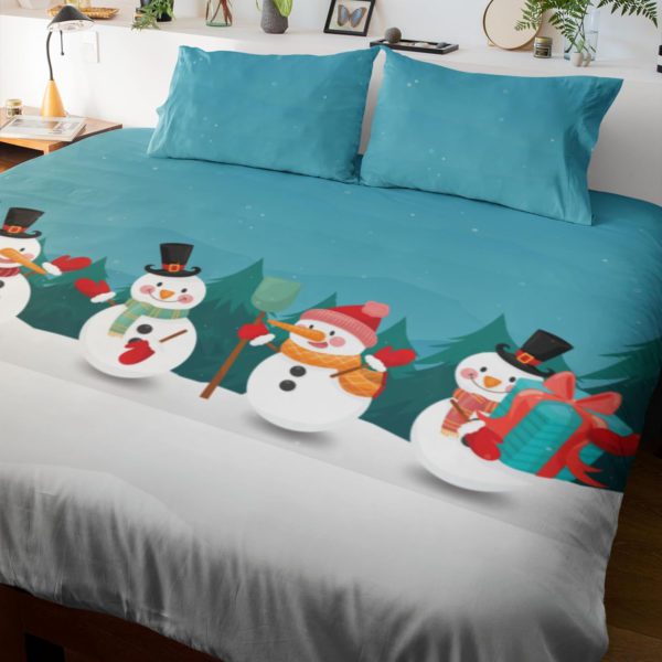 Snowman Christmas Bedsheet