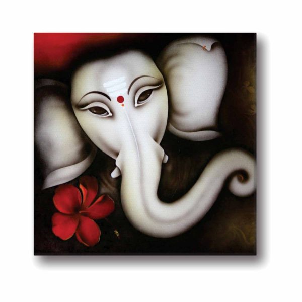 Bal Ganesha Devotional Canvas Frame