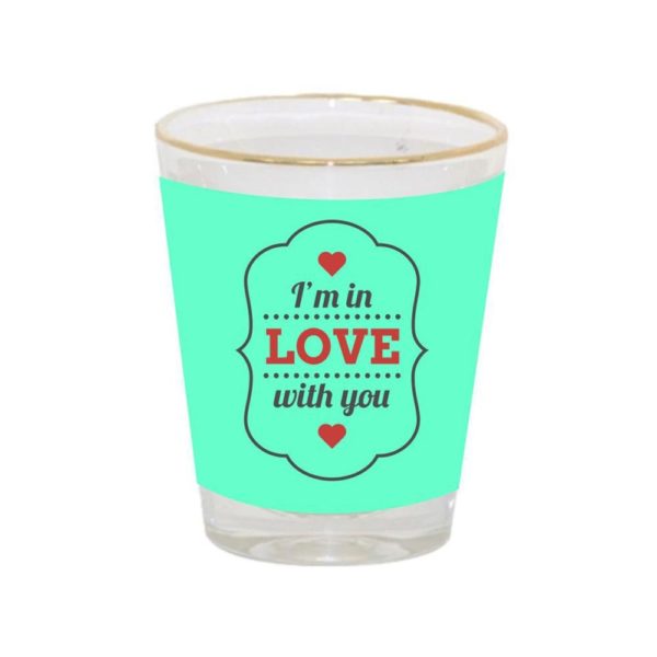 Be Mine Forever Engraved Shot Glasses - Set of 4