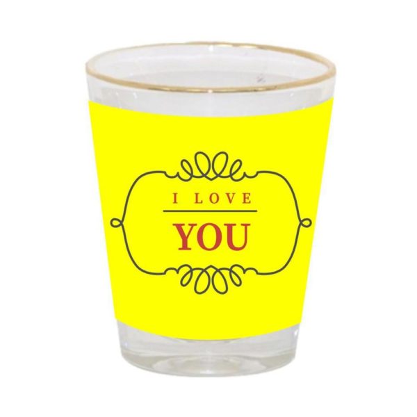 Be Mine Forever Engraved Shot Glasses - Set of 4