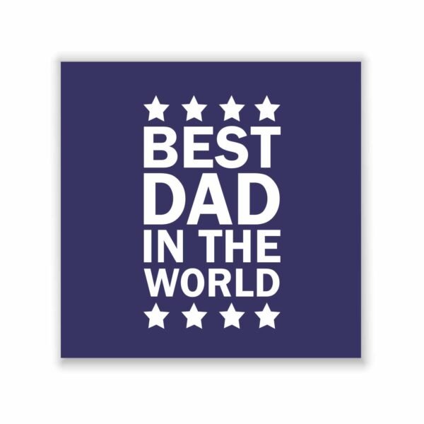 Engraved Best Awesome Dad Beer Mug Set of 4