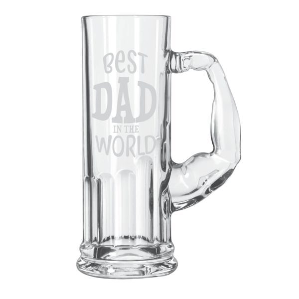 Bowtie Best Dad Beer Mug