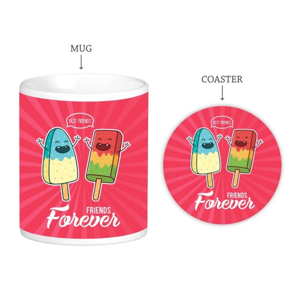 Best Friends Ice Cream Mug