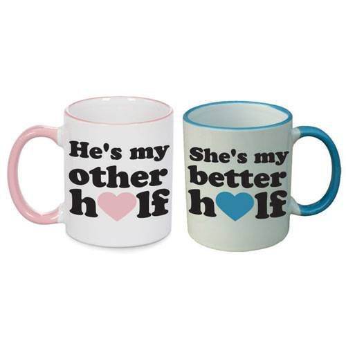 Best Halves Couple Mugs