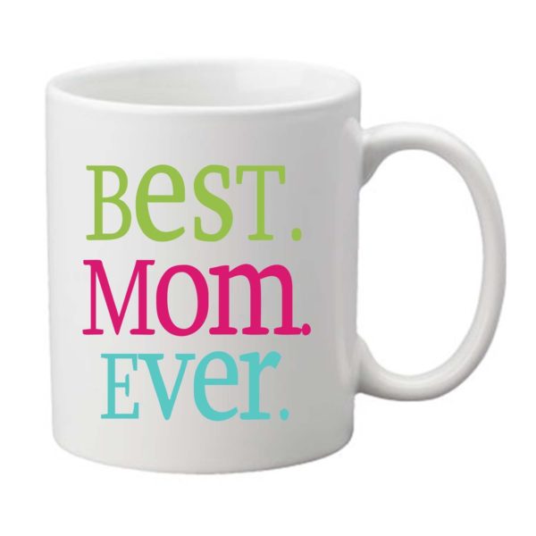 Gifts for Mom, Colorful Best Mom Ever Mug