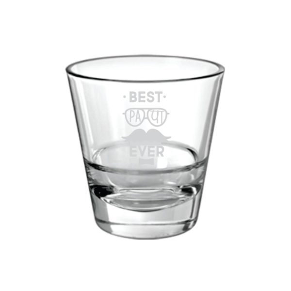 Best Papa Ever Whiskey Glass