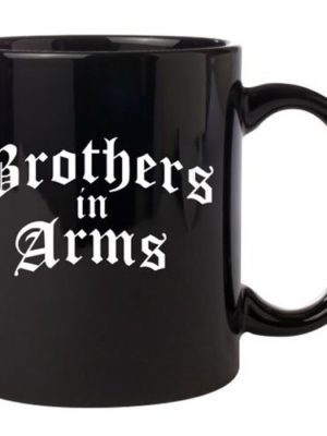 Brothers in Arms Black Mug