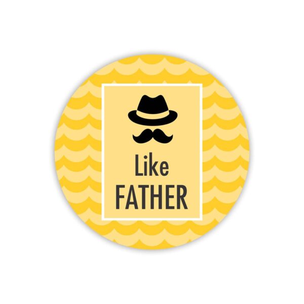 Cool Moustache Like Father Like Son Mugs Set of 2