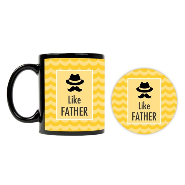 Cool Moustache Like Father Like Son Mugs Set of 2
