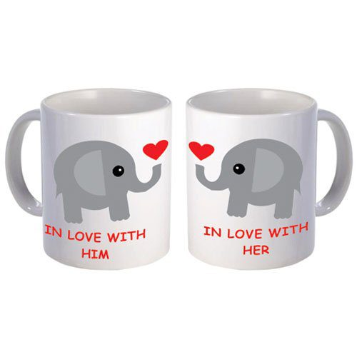 Cute In Love With you Couple Mugs