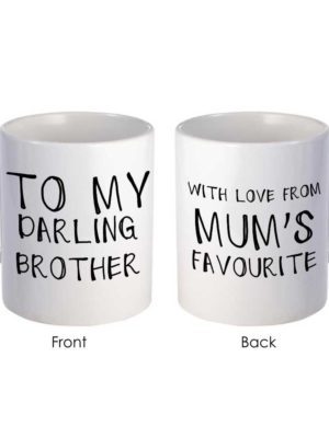 Naughty Darling Brother Mug