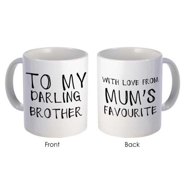 Naughty Darling Brother Mug