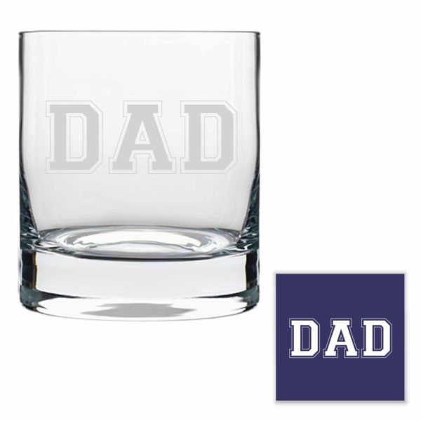 Dad Whiskey Glass