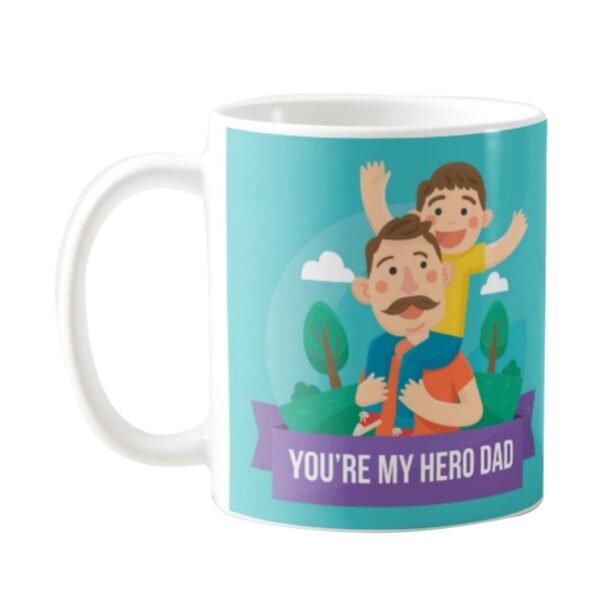 My Hero Dad Combo Set of 3 - Mug, Coaster, Keychain