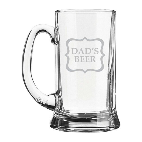 Dads Beer Engraved Beer Mug