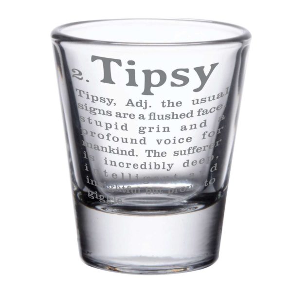 Drunk and Wasted Engraved Shot Glasses - Set of 6