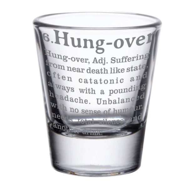 Drunk and Wasted Engraved Shot Glasses - Set of 6